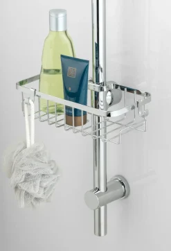 WENKO Badzubehör|Duschablage Floresta eckig