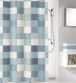 Kleine Wolke Duschvorhänge|Duschvorhang Check 180 x 200 cm