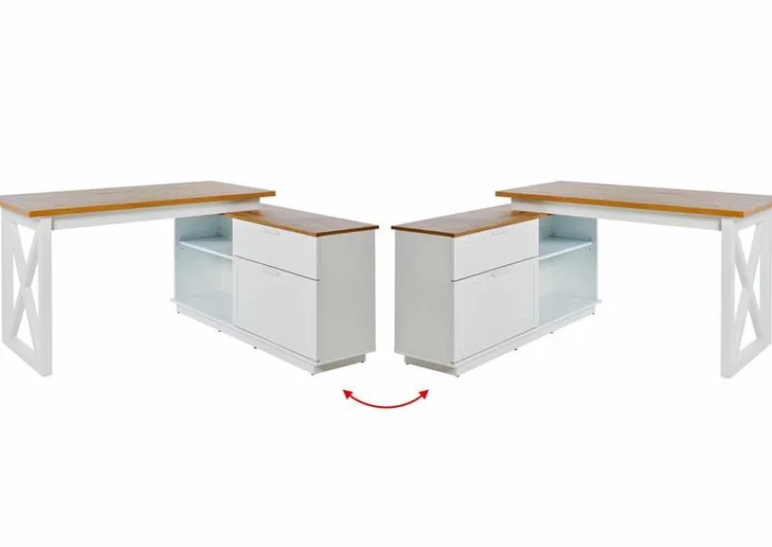 Jahnke Eckschreibtisch 91CM1 / Chalet D 155 E