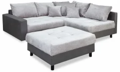 BOOOM Ecksofa mit Hocker Antonia