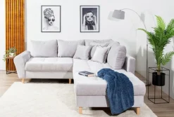 BOOOM Ecksofa mit Hocker Rice