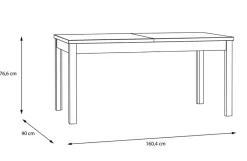 New Esstisch Saitama 160/207 x 90 cm Esstische