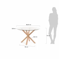 Esstisch Arya Ø 119 cm Esstische