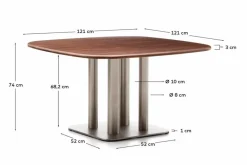 Kave Home Esstische|Esstisch Melvar 121 x 121 cm