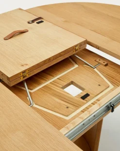 Kave Home Esstisch mit Auszug Artis Ø 120/ 170 cm