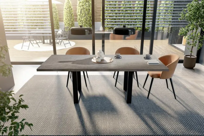 Mäusbacher Esstisch mit Auszug Big System 160 (210) x 90 cm