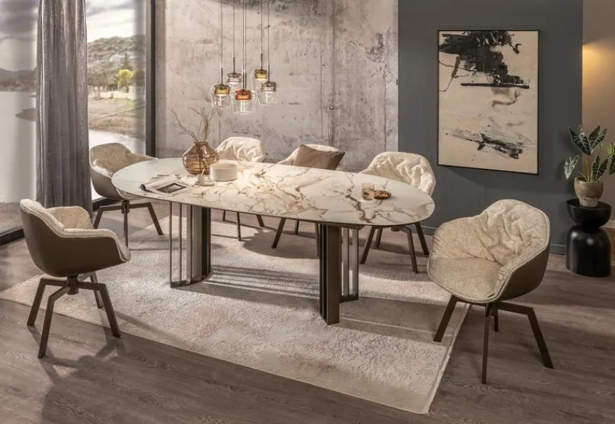 Esstisch mit Auszug Joplin 240 x 120 cm