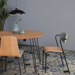 Kave Home Esstisch mit Auszug Novac Ø 120/200 cm