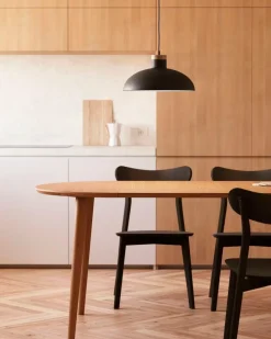 Kave Home Esstisch mit Auszug Oqui Ø 90/170 cm