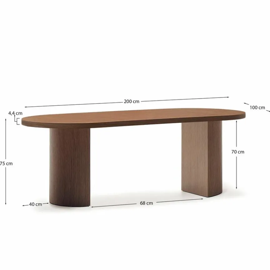 Discount Esstisch Nealy 200 x 100 cm Esstische