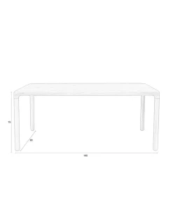 Zuiver Esstische|Esstisch Storm 160 x 90 cm