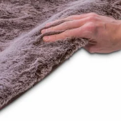 Fellteppich Imitat Melange Ø 80 cm