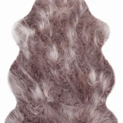 Fellteppich Lammfell 100 × 68 cm