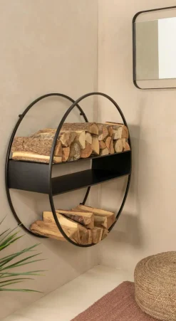 Spinder Design Regale|Regale|Feuerholzsammler Timber