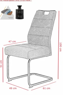 Hela Stühle|Freischwinger Kerstin II