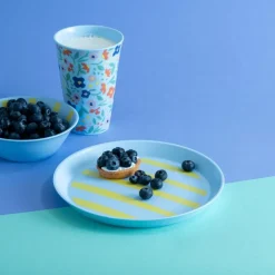 Koziol Frühstücksteller Nora Stripes Ø 20,5 cm