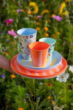 Koziol Frühstücksteller Nora Stripes Ø 20,5 cm