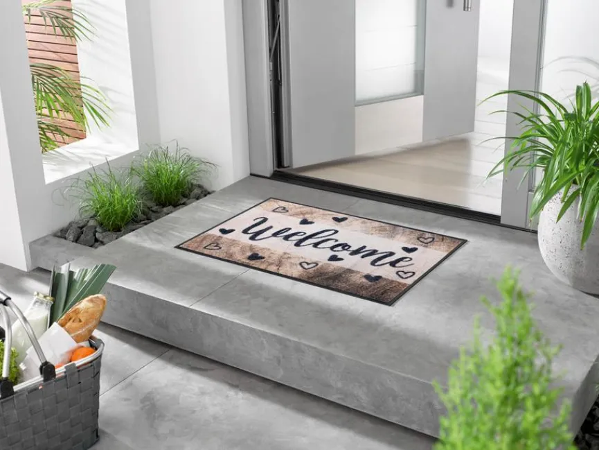 Wash & Dry Fußmatte Wooden Welcome 50 x 75 cm