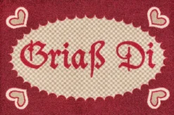 Wash & Dry Fußmatten|Fußmatte Griaß di 50 x 75 cm