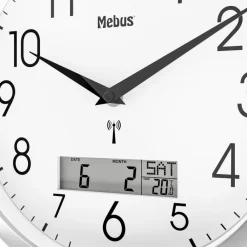 Mebus Wanduhren|Funkwanduhr 19422 Ø 30 cm