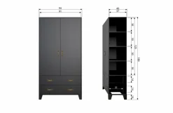 Outlet Garderobenschrank Dian Garderobenschränke