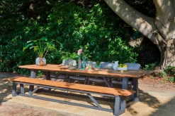 Outlet Gartenbank Ovada 280 x 40 cm Gartenbänke|Balkonbänke