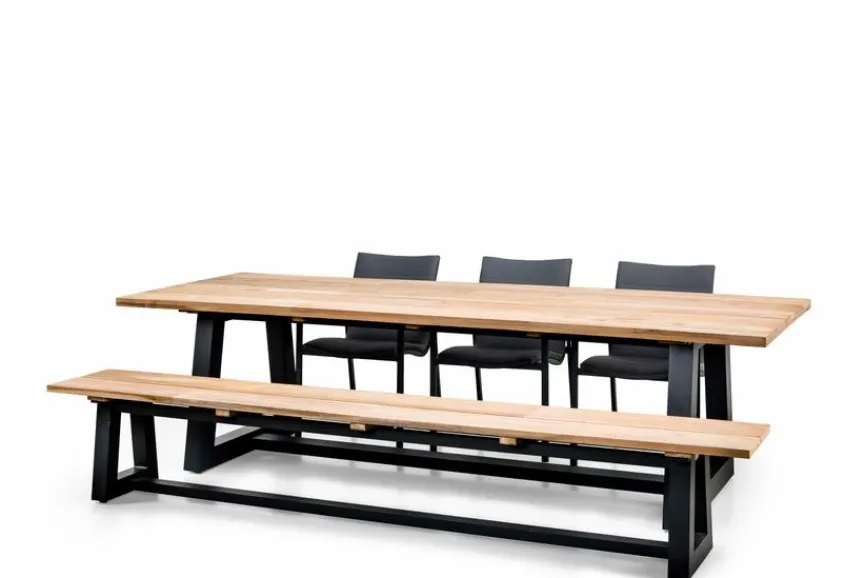 Outlet Gartenbank Ovada 280 x 40 cm Gartenbänke|Balkonbänke