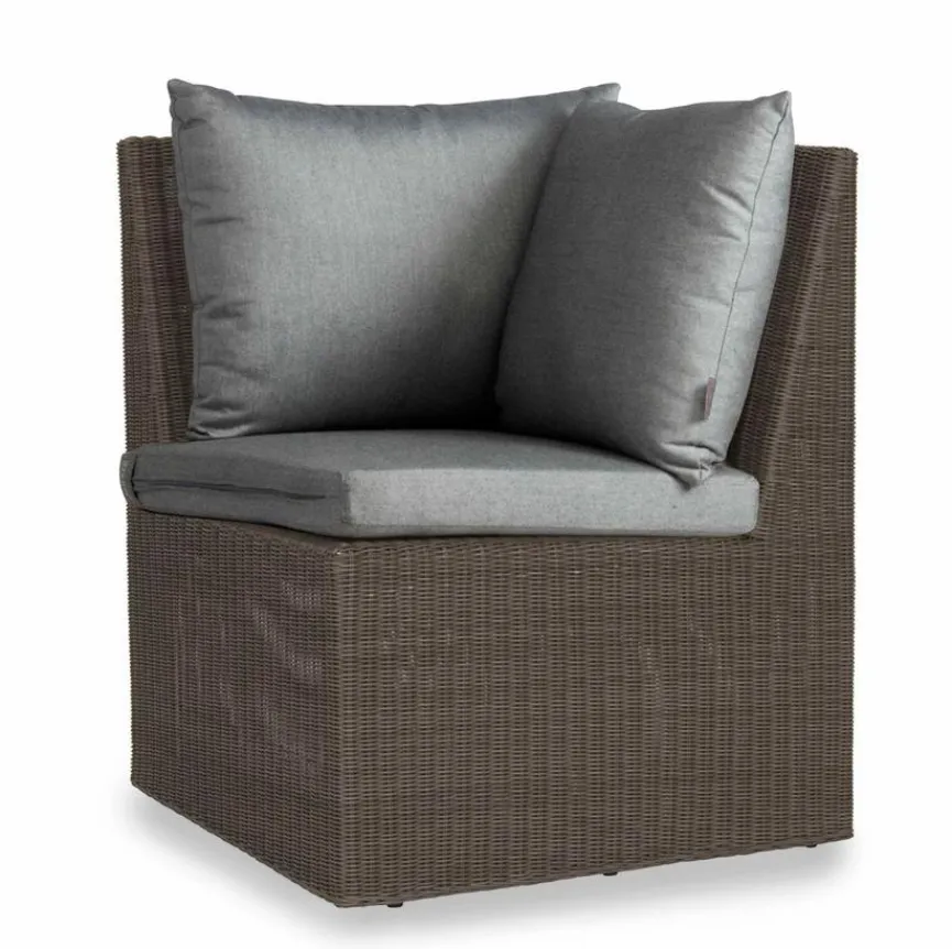 Stern Gartenbänke|Balkonbänke|Gartenbank-Modul Noel, Geflecht