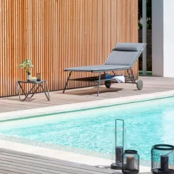 Lafuma Mobilier Gartenliegen|Balkonliegen|Gartenliege Miami II hoch