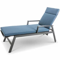 Gartenliegen-Auflagen|Gartenliegen-Auflage Deluxe Alu 200 x 60 cm