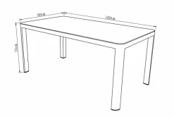 Gartenmöbel-Sets|Gartenmöbel Set Luca 5tlg.