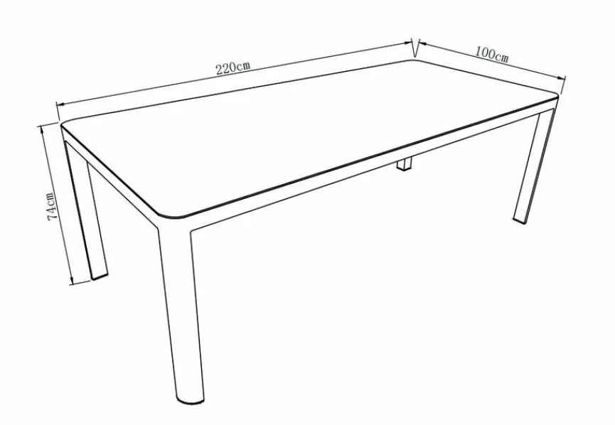 Gartenmöbel-Sets|Gartenmöbel Set Luca 7tlg.