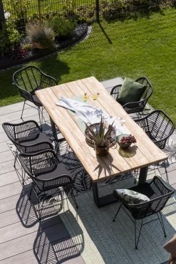 Loungesessel|Gartenstühle|Gartensessel Tonga, PE-Geflecht