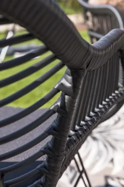 Loungesessel|Gartenstühle|Gartensessel Tonga, PE-Geflecht