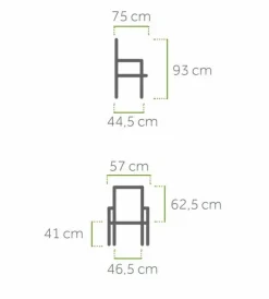 MWH Gartenstühle|Gartenstuhl stapelbar Savoy