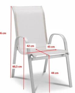 Gartenstühle|Gartenstuhl stapelbar Adria
