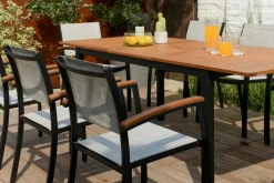 Gartentisch ausziehbar Kingsbury 150 x 89 cm