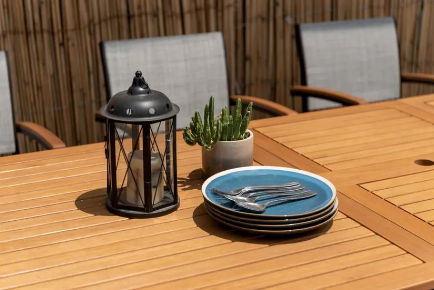 Best Gartentisch ausziehbar Kingsbury 180 x 100 cm Gartentische