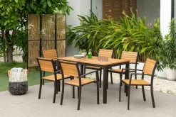 Gartentisch Kingsbury 140 x 80 cm