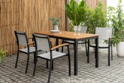 Gartentisch Kingsbury 140 x 80 cm