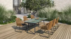 sitMOBILIA Gartentisch Vesuv 210 x 95 cm