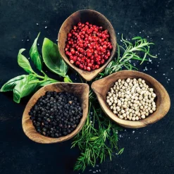 EUROART Bilder Nach Themen|Bilder Ohne Rahmen|Glasbild 20 x 20 cm Herbs and Spices XVII