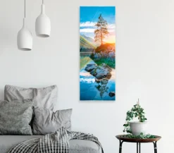 Best Glasbild 30 x 80 cm Hintersee Bilder Ohne Rahmen
