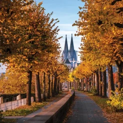 EUROART Glasbild 30 x 30 cm Kölner Dom IX