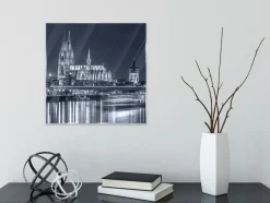 Discount Glasbild 30 x 30 cm Kölner Dom XII Bilder Ohne Rahmen