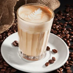 Discount Glasbild 30 x 30 cm Milk coffee I Bilder Ohne Rahmen|Bilder Nach Themen