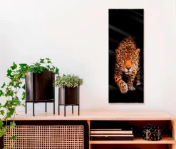 Hot Glasbild 30 x 80 cm Panther II Bilder Ohne Rahmen|Bilder Nach Themen