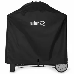 Weber Grillabdeckhaube Für Q-2000/3000 m. Rollwagen