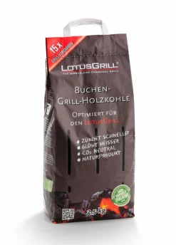 Outlet Grillkohle Buche 2,5 kg Grillzubehör