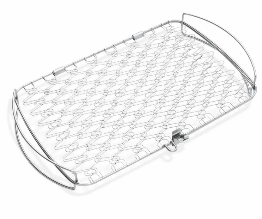 New Grillkorb Fisch- und Gemüsehalter groß Weber Grills & Grillzubehör